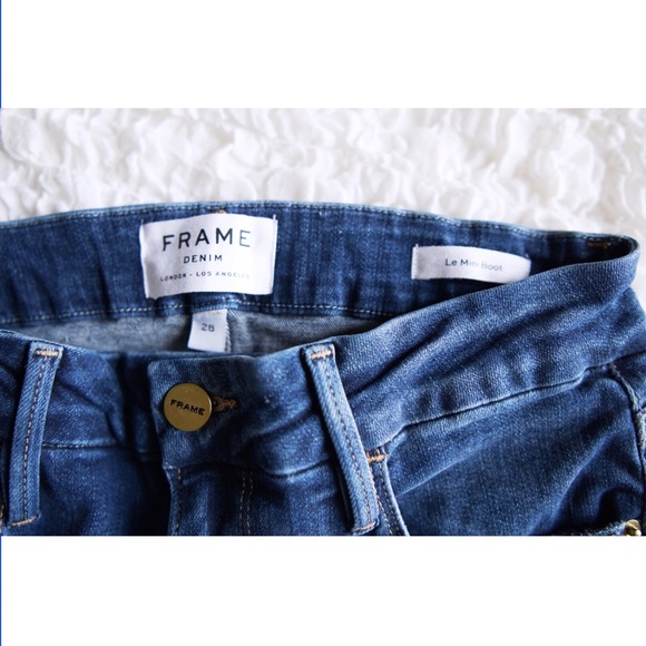 FRAME DENIM Le Mini Blondie Bootcut Jeans - Picture 4 of 11